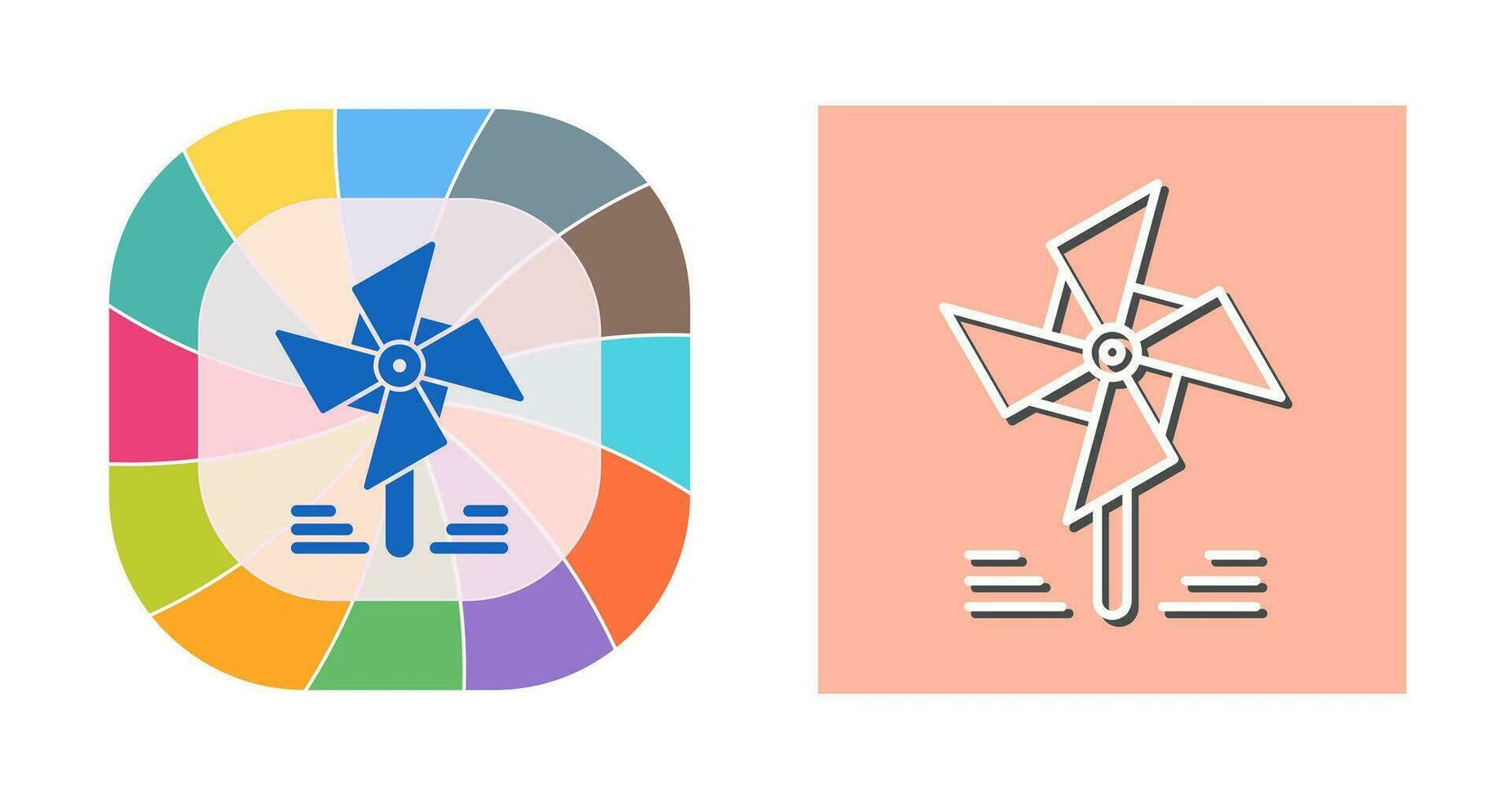 pinwheel vector icoon