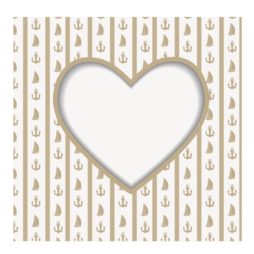 Valentijnsdag hart achtergrond, vectorillustratie vector