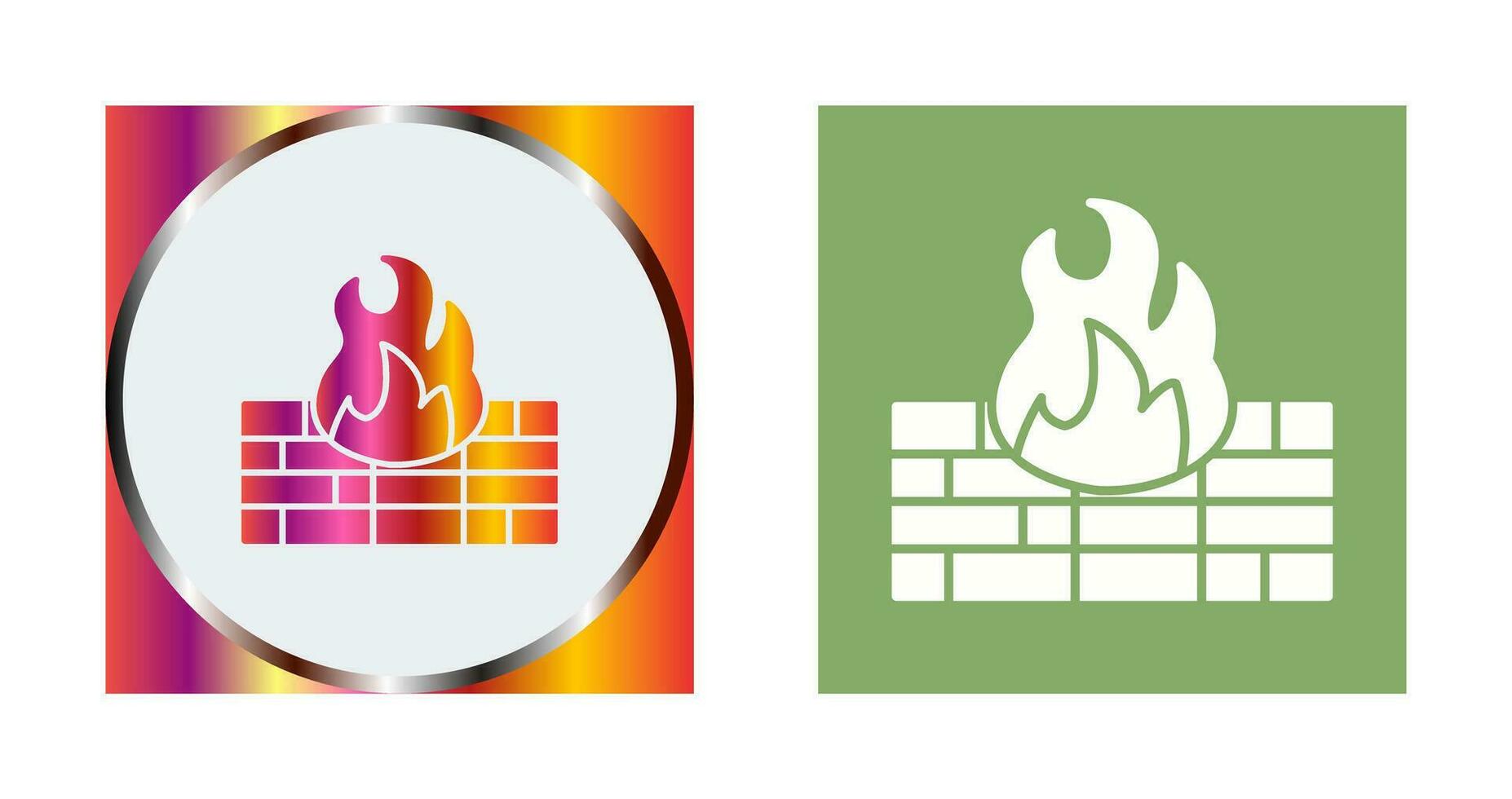 firewall vector pictogram