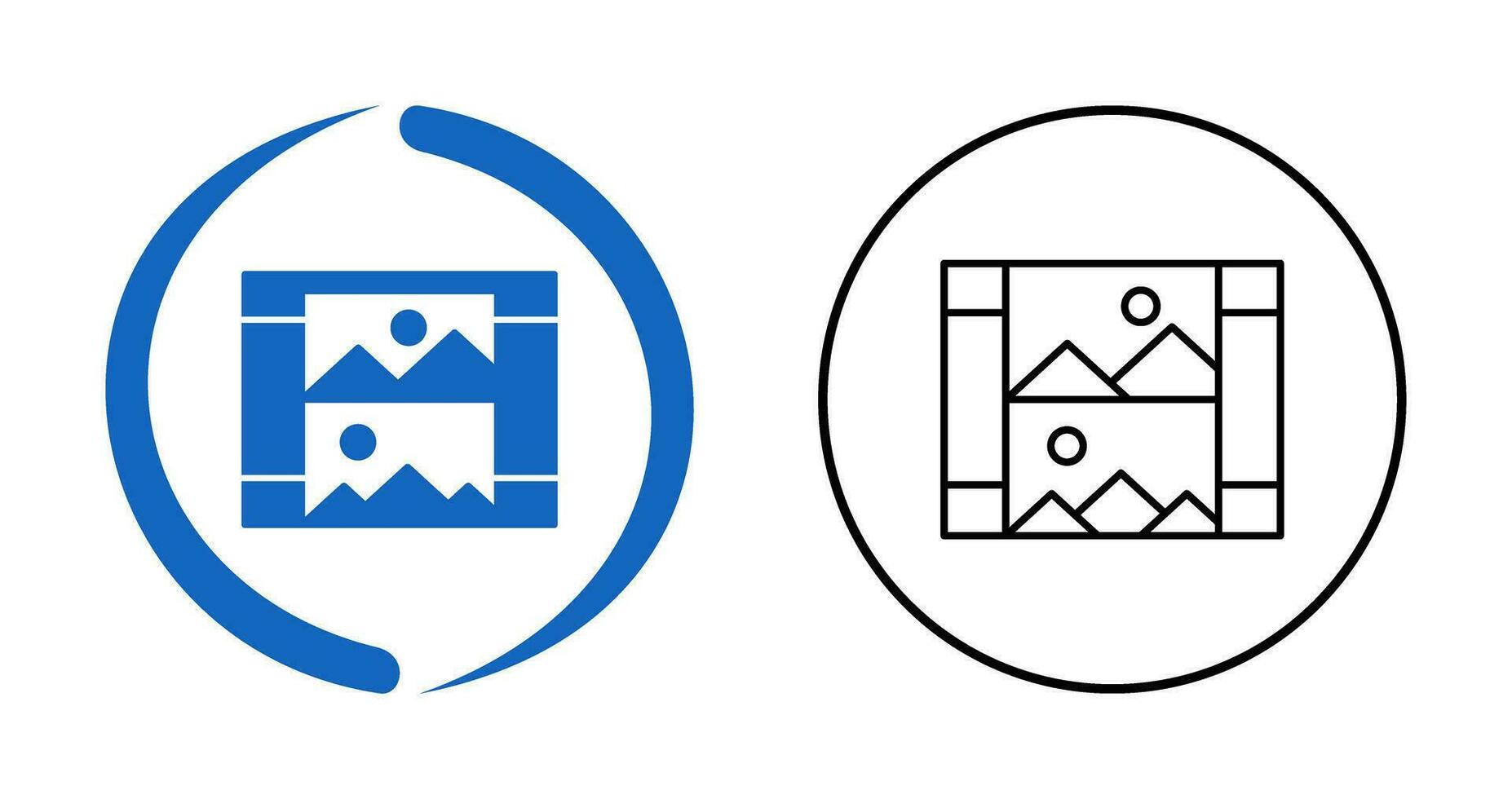 galerij vector pictogram