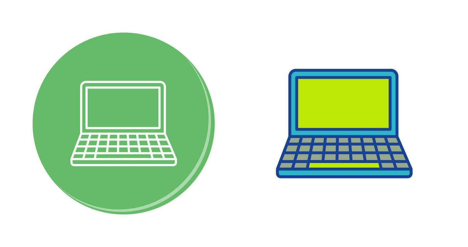 laptop vector pictogram