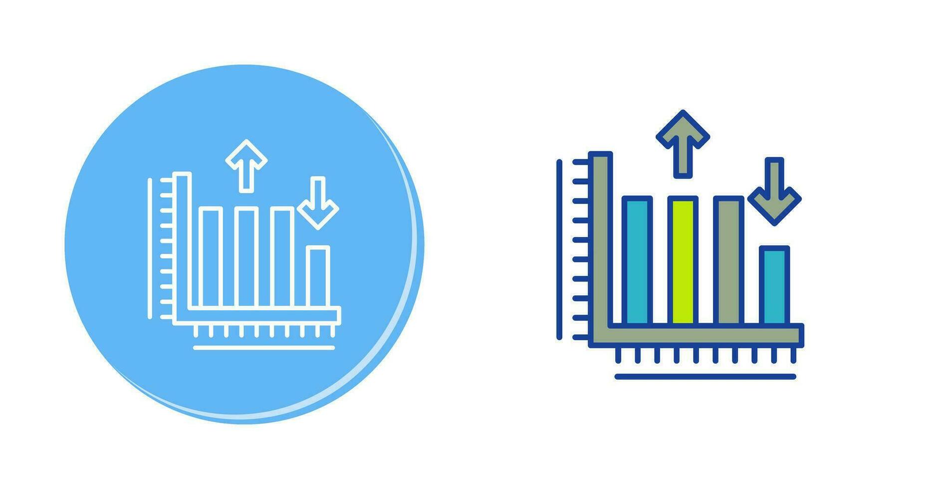 bar diagram vector icoon