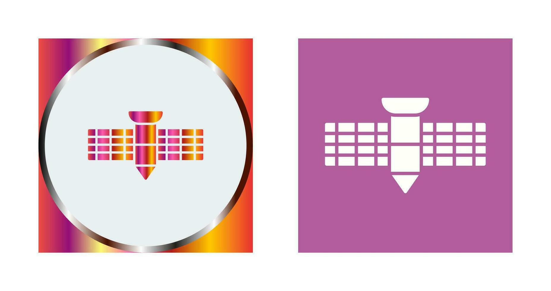 satelliet vector pictogram