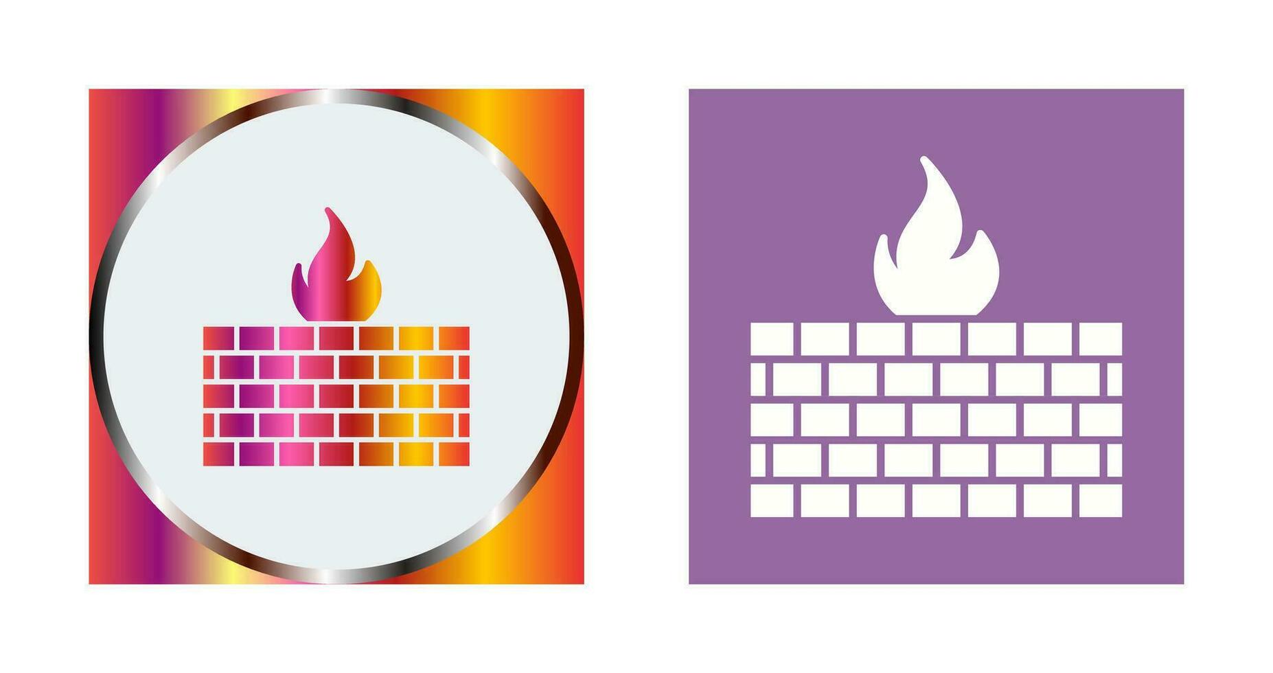 firewall vector pictogram