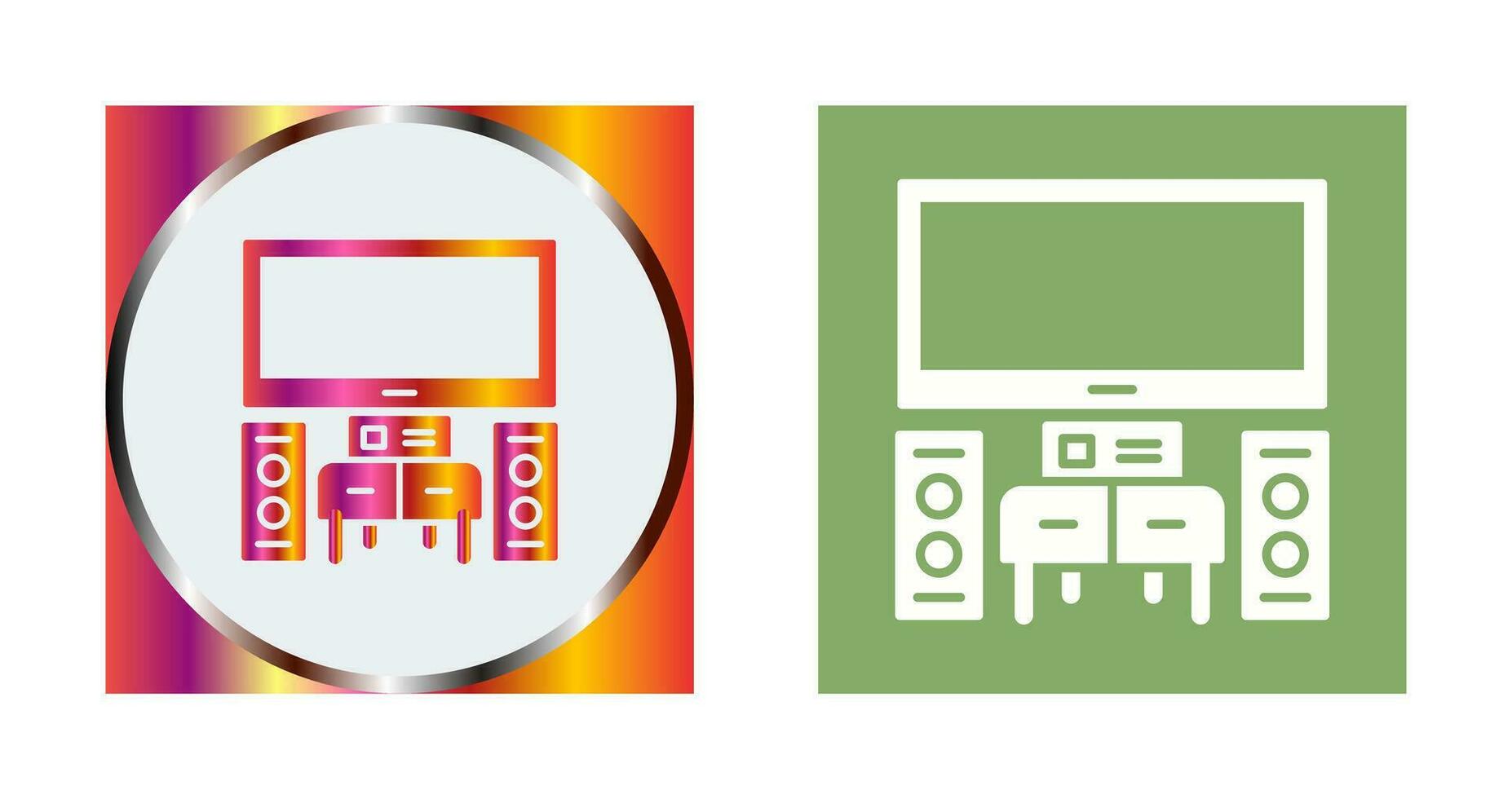 thuisbioscoop vector pictogram