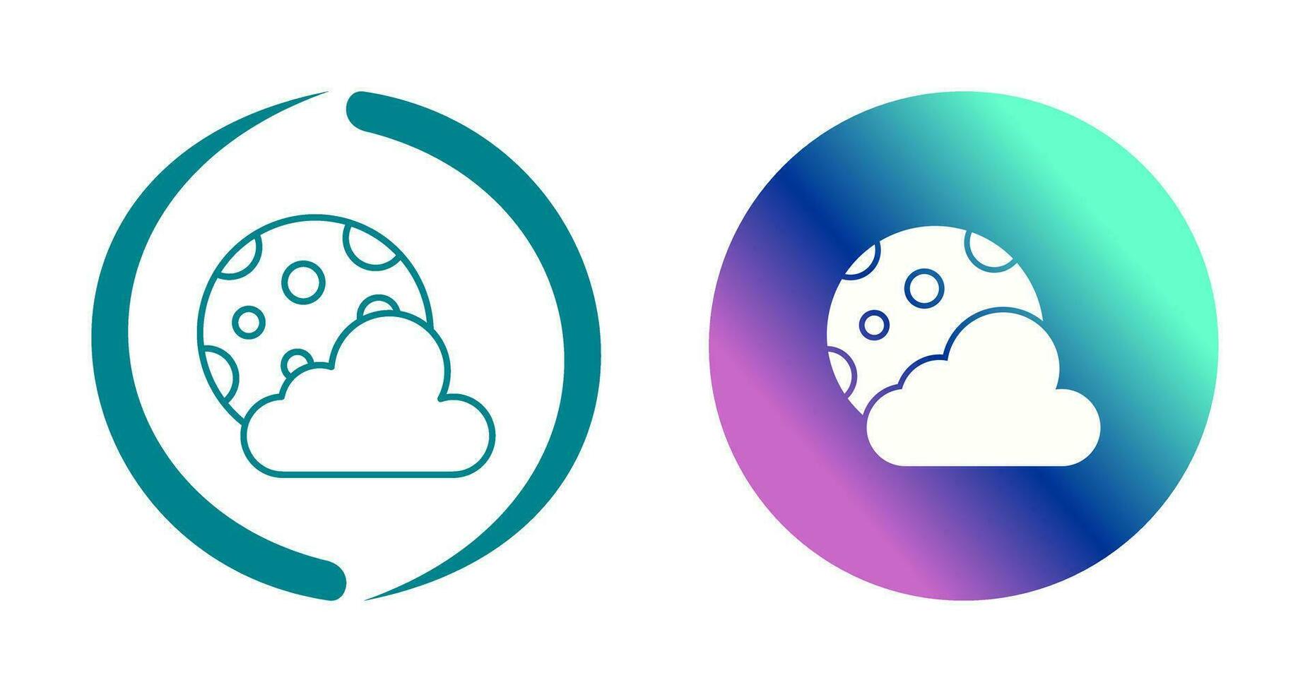 maan vector pictogram