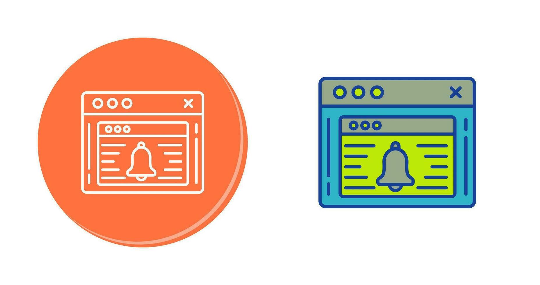 pictogram voor meldingsvector vector