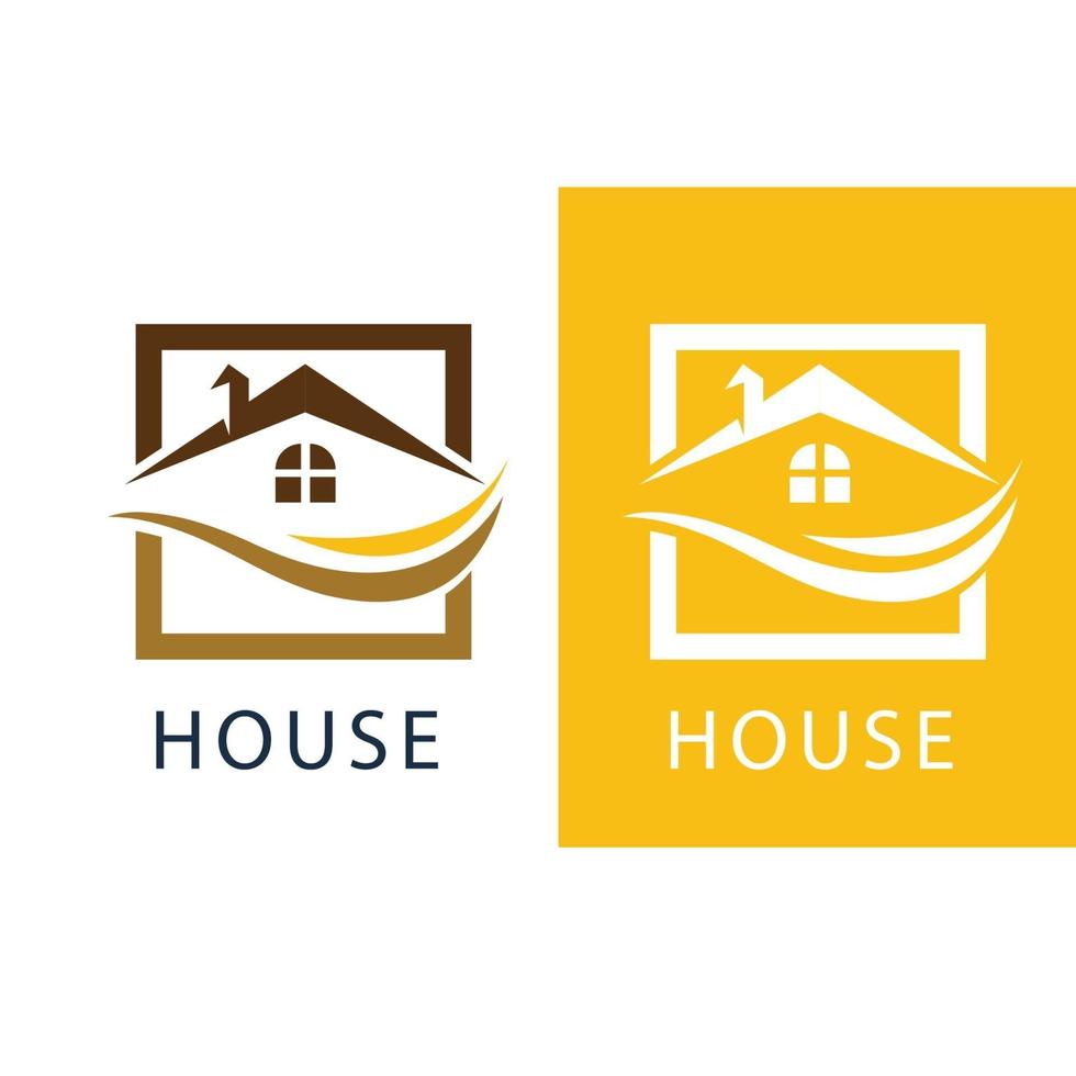 huis logo en symbool vector afbeelding