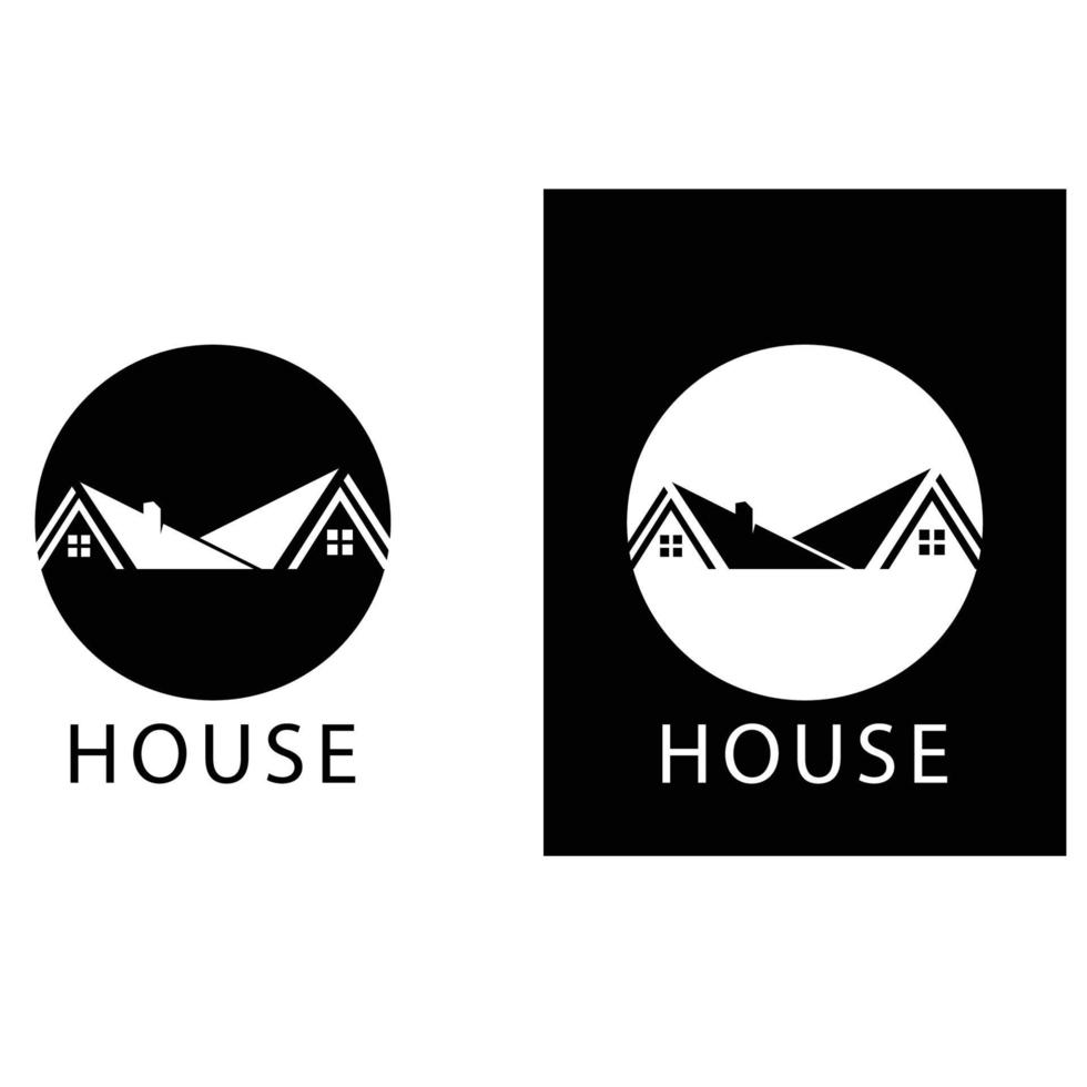 huis logo en symbool vector afbeelding