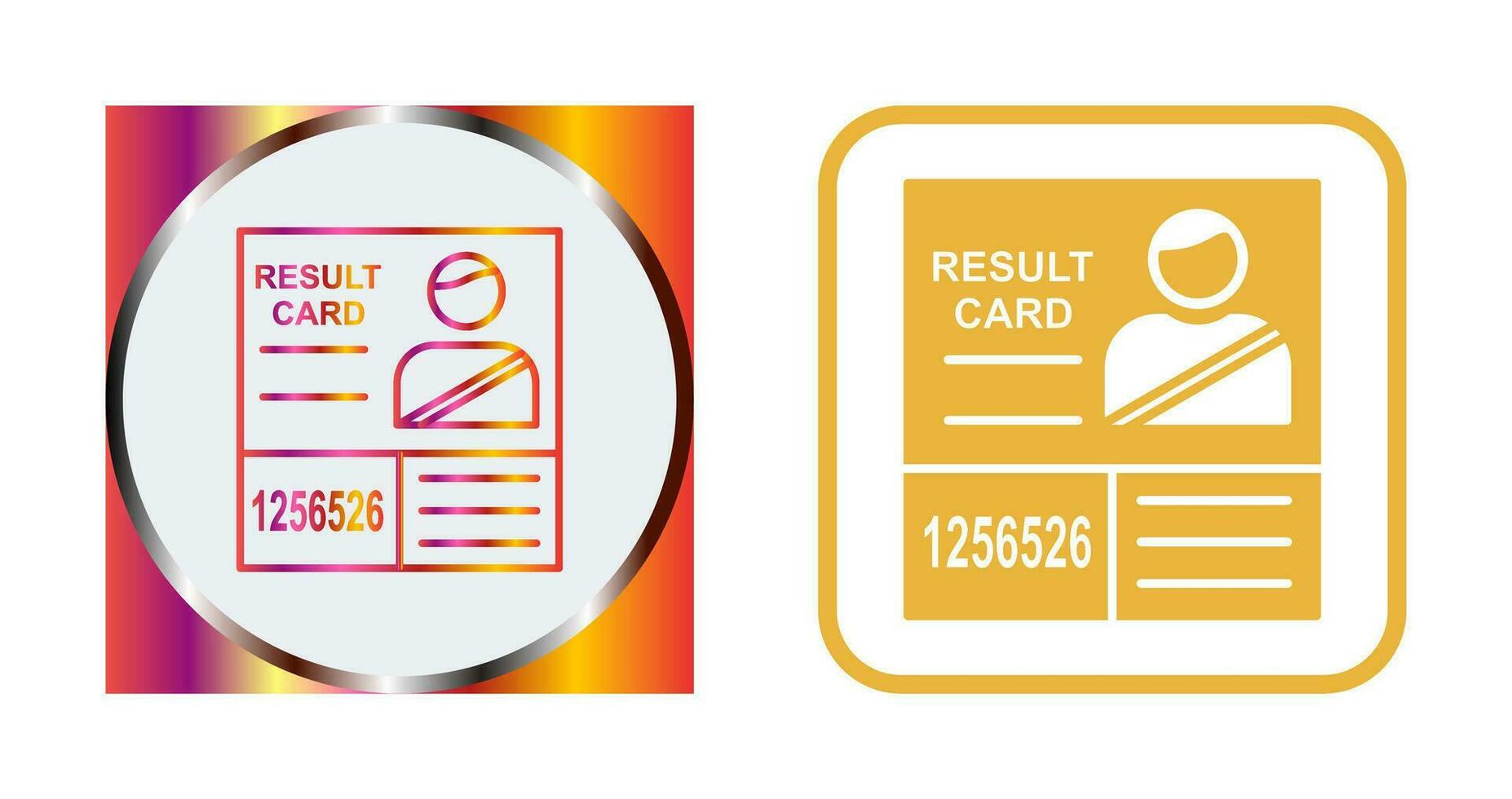 kandidaat resultaten vector icoon