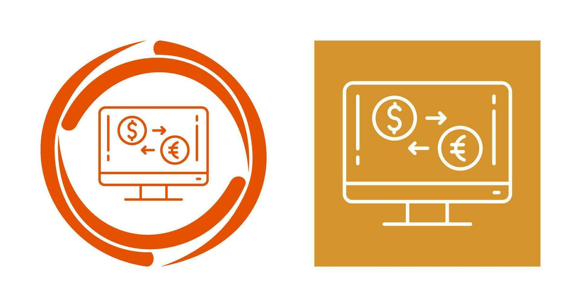 valuta wisselen vector pictogram