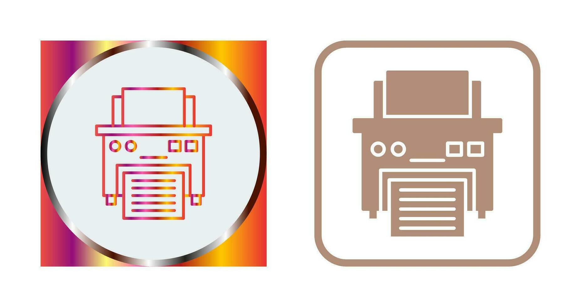 printer vector pictogram