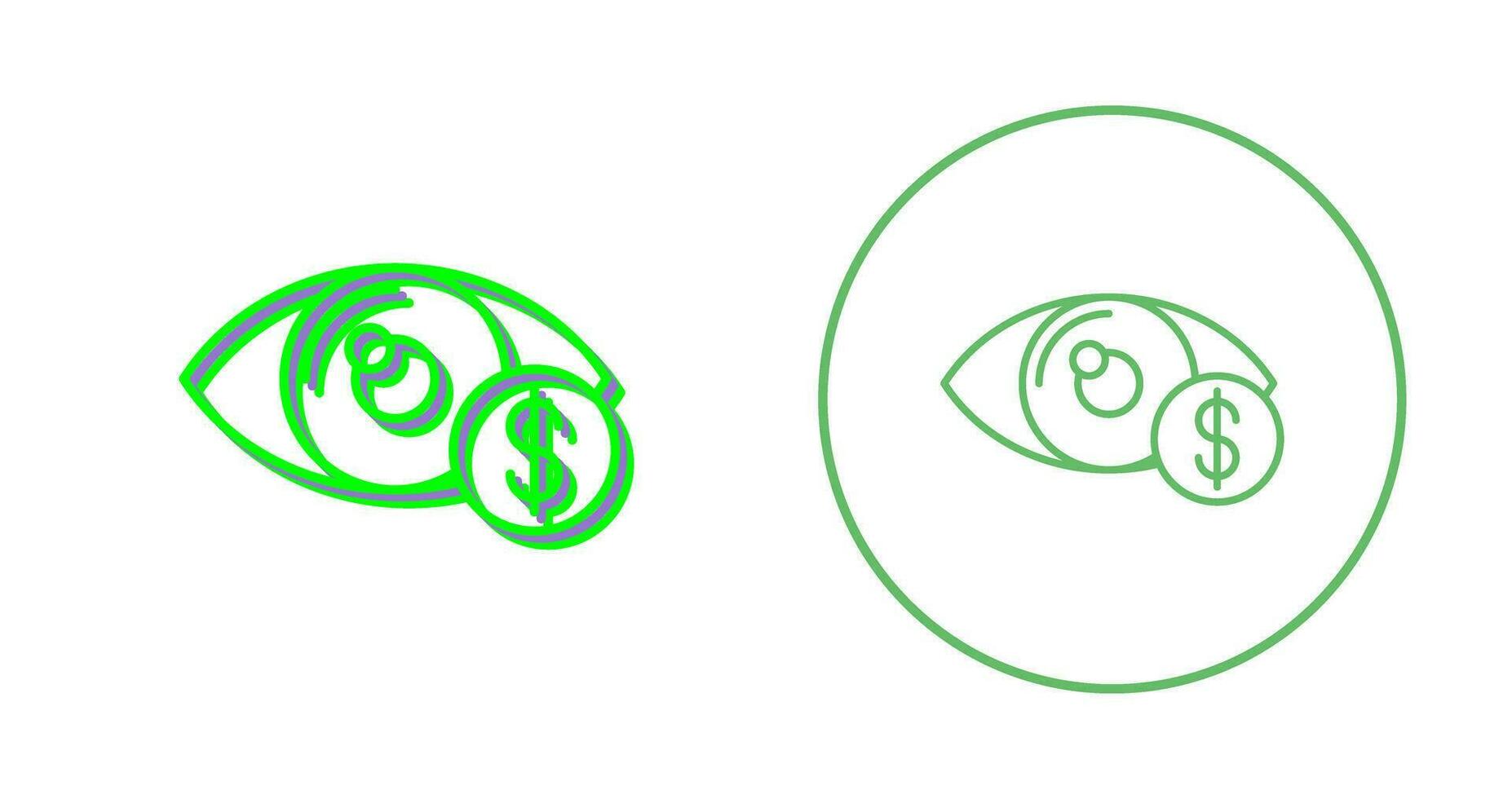 oog vector icoon