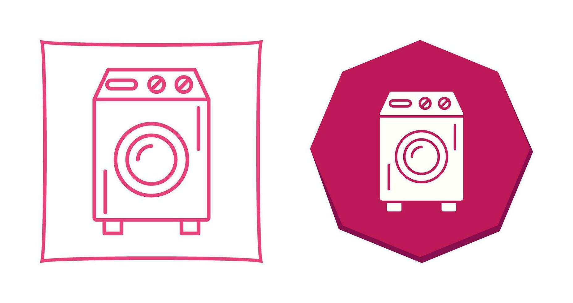 wasmachine vector pictogram