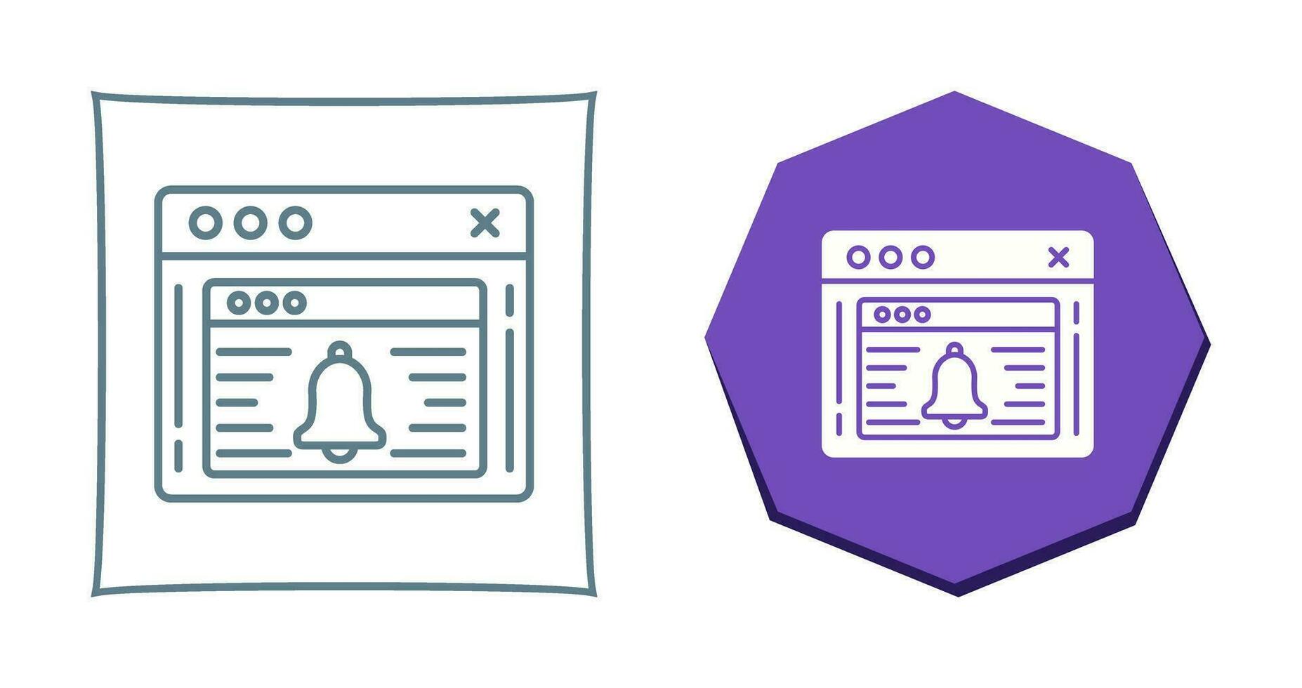 pictogram voor meldingsvector vector