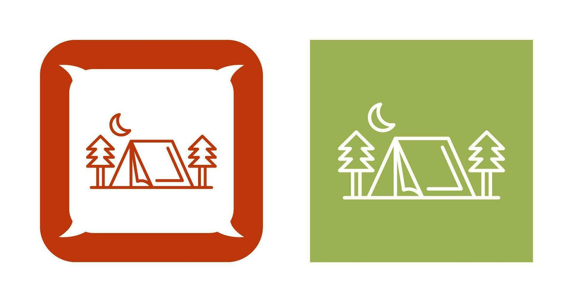 tent vector pictogram