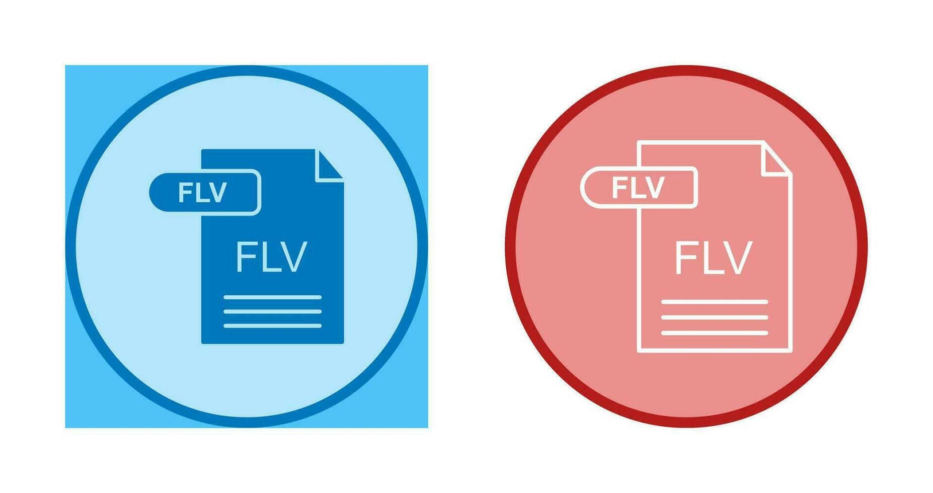 flv vector icoon