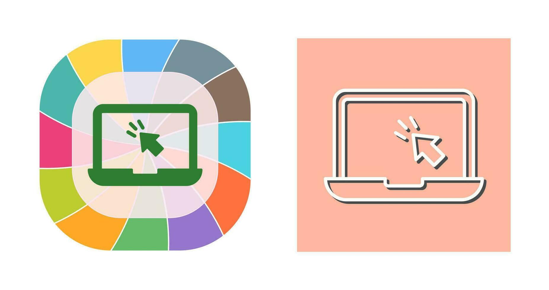 laptop vector pictogram