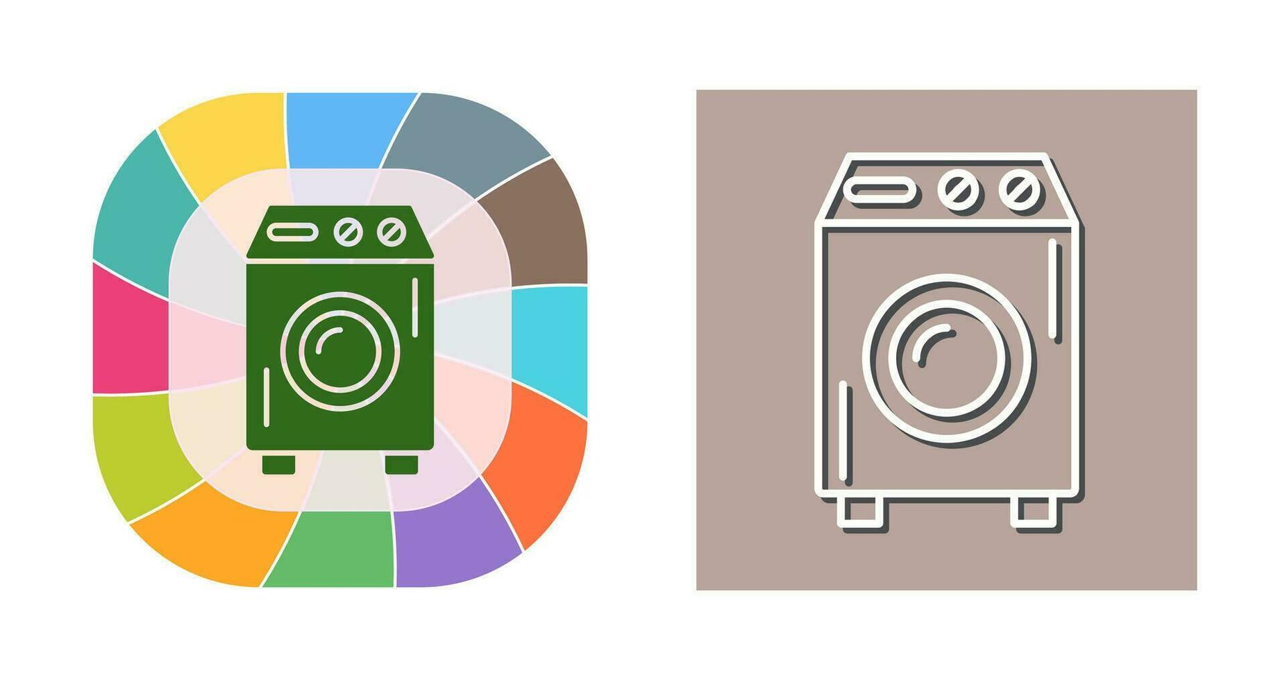 wasmachine vector pictogram