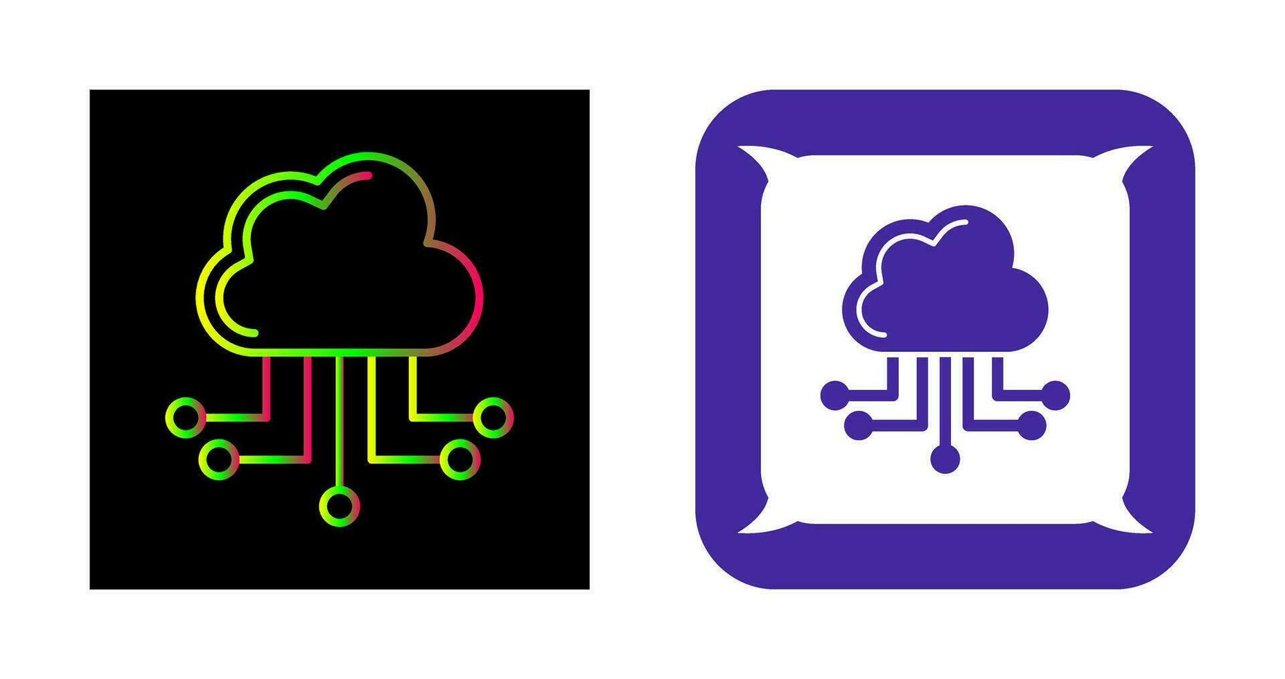 cloud computing vector icon