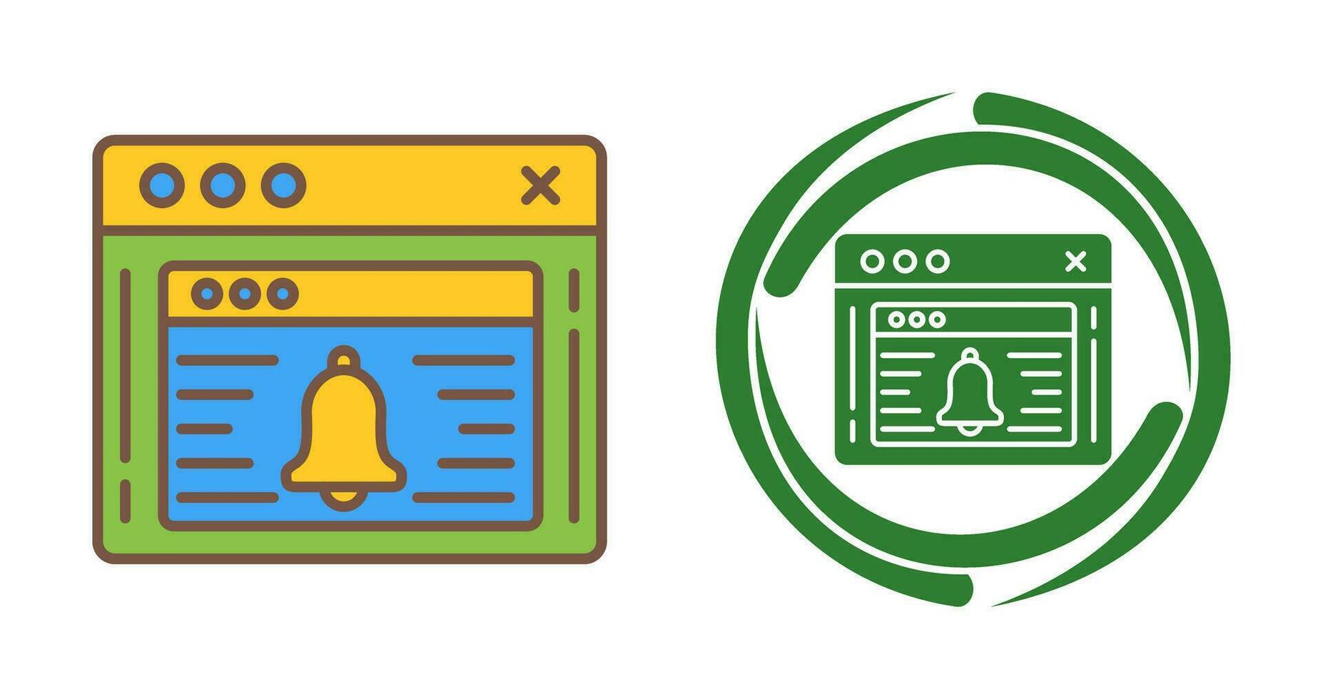 pictogram voor meldingsvector vector