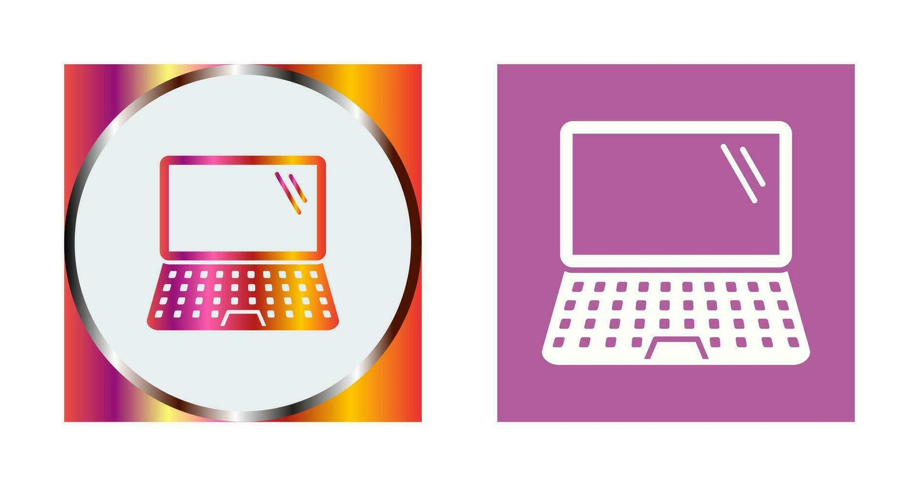 laptop vector pictogram