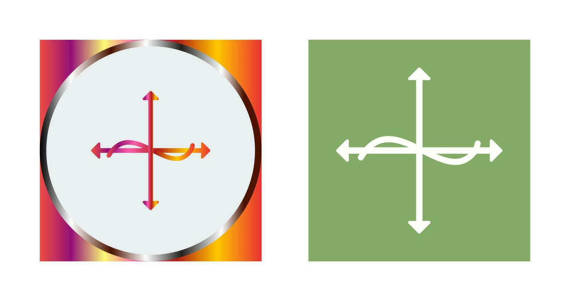 uniek diagram vector icoon