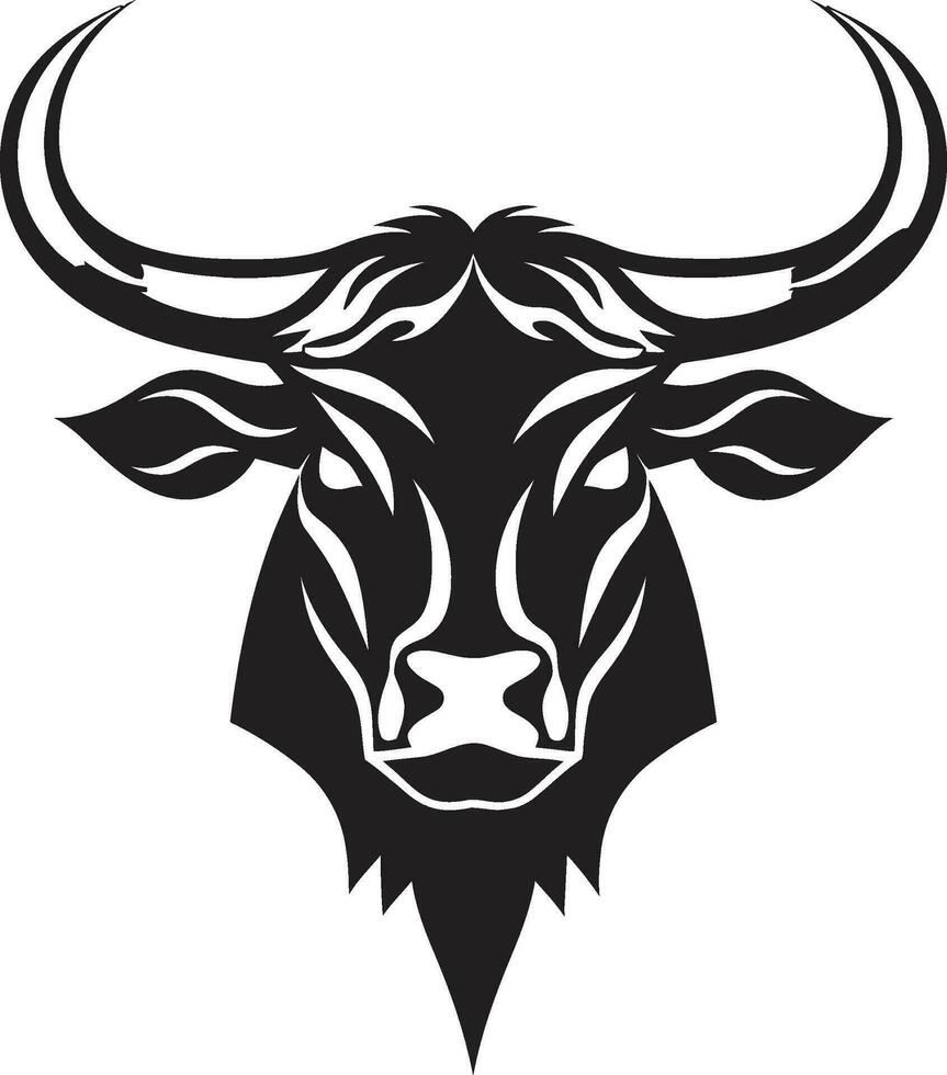 vector zuivel koe logo zwart voor tech bedrijf zuivel koe logo icoon zwart vector voor creatief
