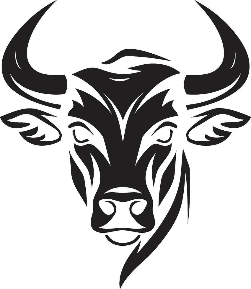 zuivel koe zwart vector logo voor klein bedrijf zwart zuivel koe logo vector voor klein bedrijf