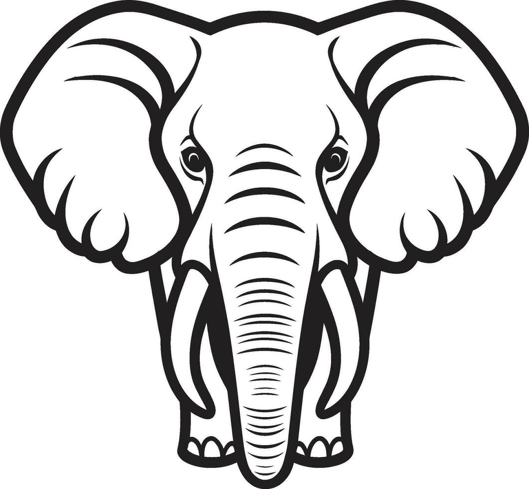 olifant logo icoon een veelzijdig en flexibel ontwerp olifant logo voor bedrijf een professioneel en geloofwaardig ontwerp vector