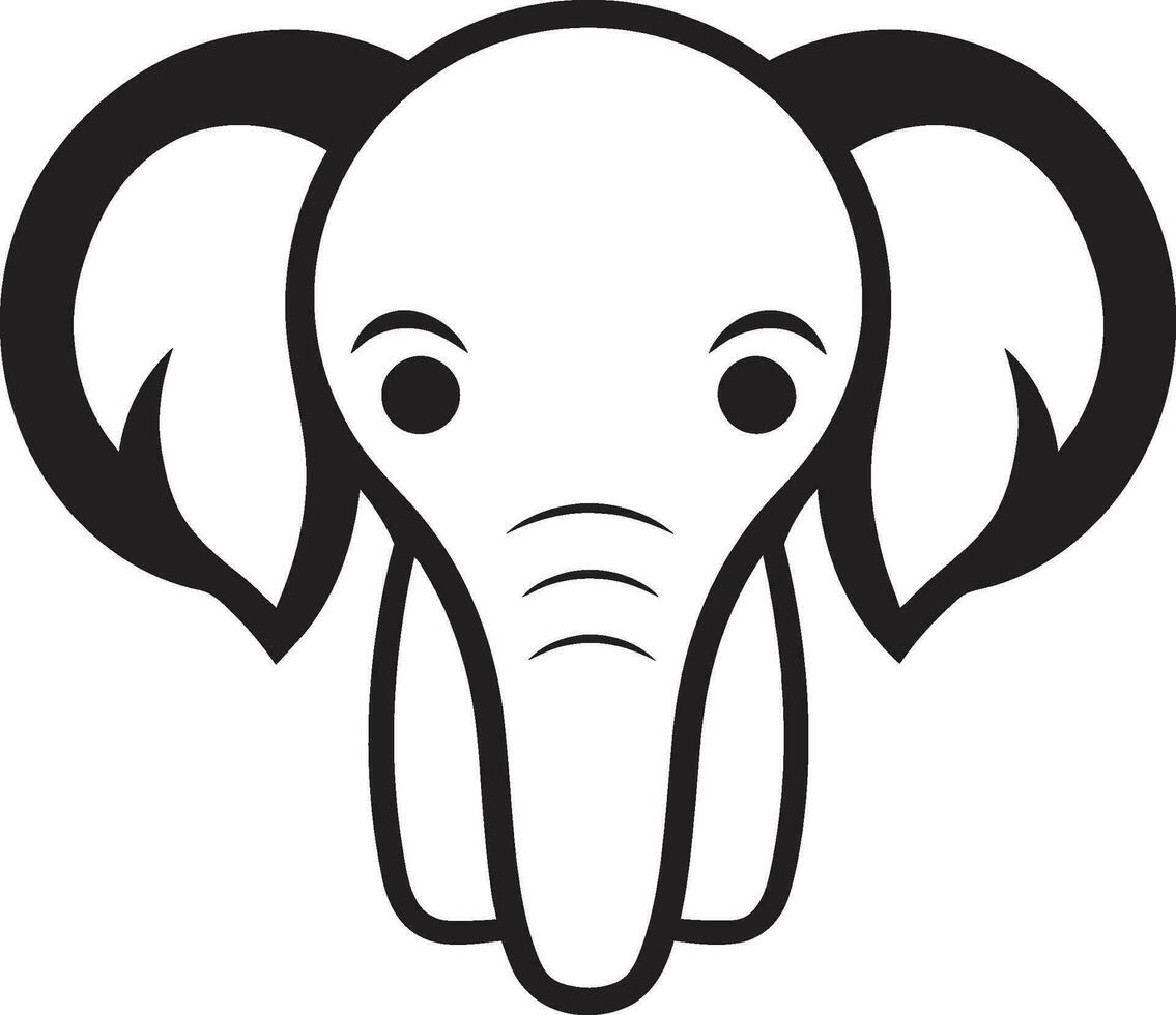 olifant logo voor afzet een veelzijdig en effectief ontwerp olifant logo voor reclame een oog vangen en aandacht grijpen ontwerp vector