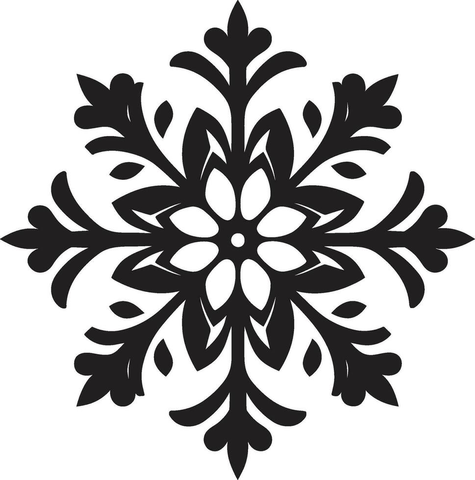 edele voogd van kristal schoonheid modern logo simplistisch schoonheid in sneeuwvlokken elegant sneeuw symbool vector