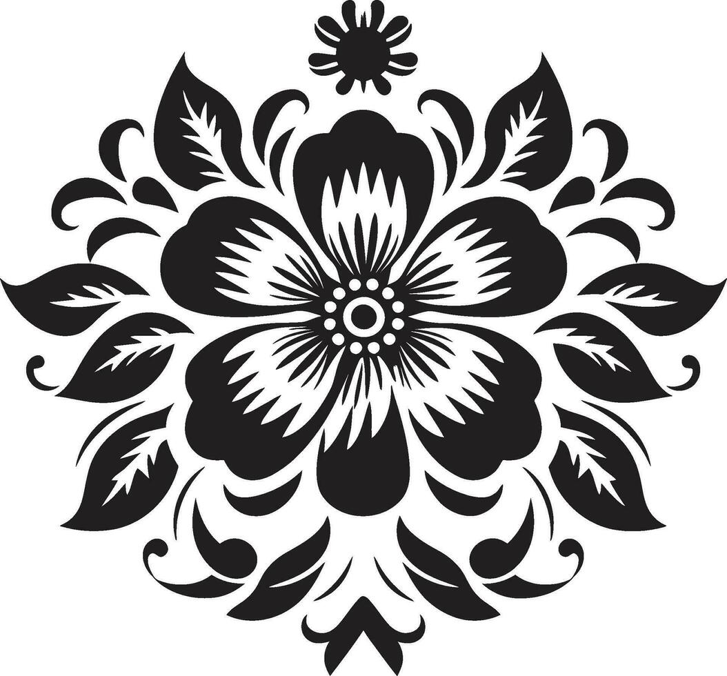 gemakkelijk naar gebruik zwart bloemen icoon zwart bloemen icoon in meerdere formaten vector