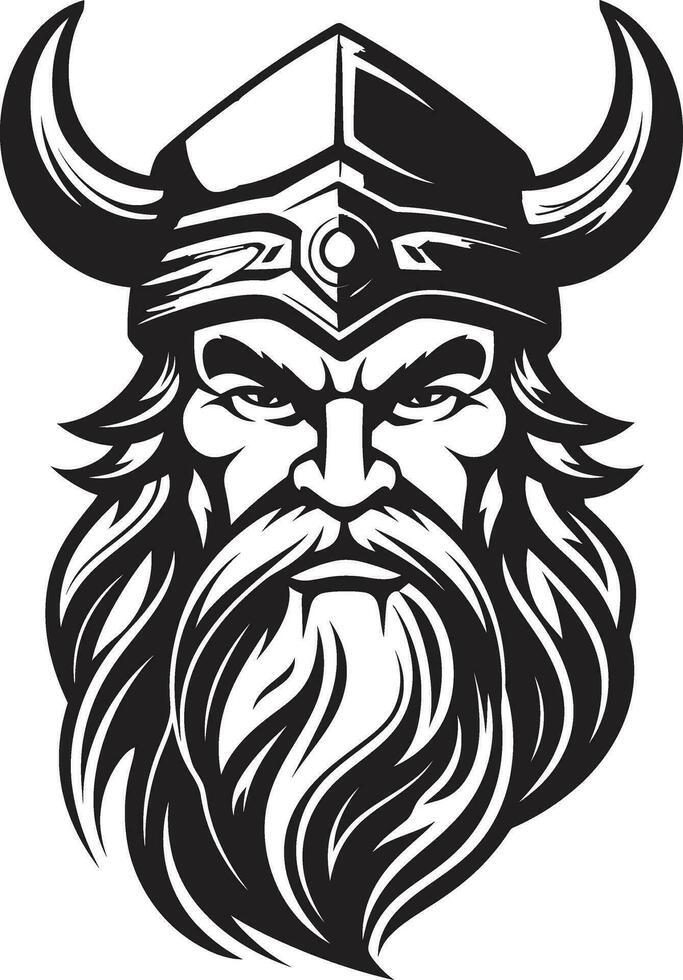 de valkyries gunst een vrouwelijk viking mascotte ijs gedragen stroper een viking embleem van vorst vector