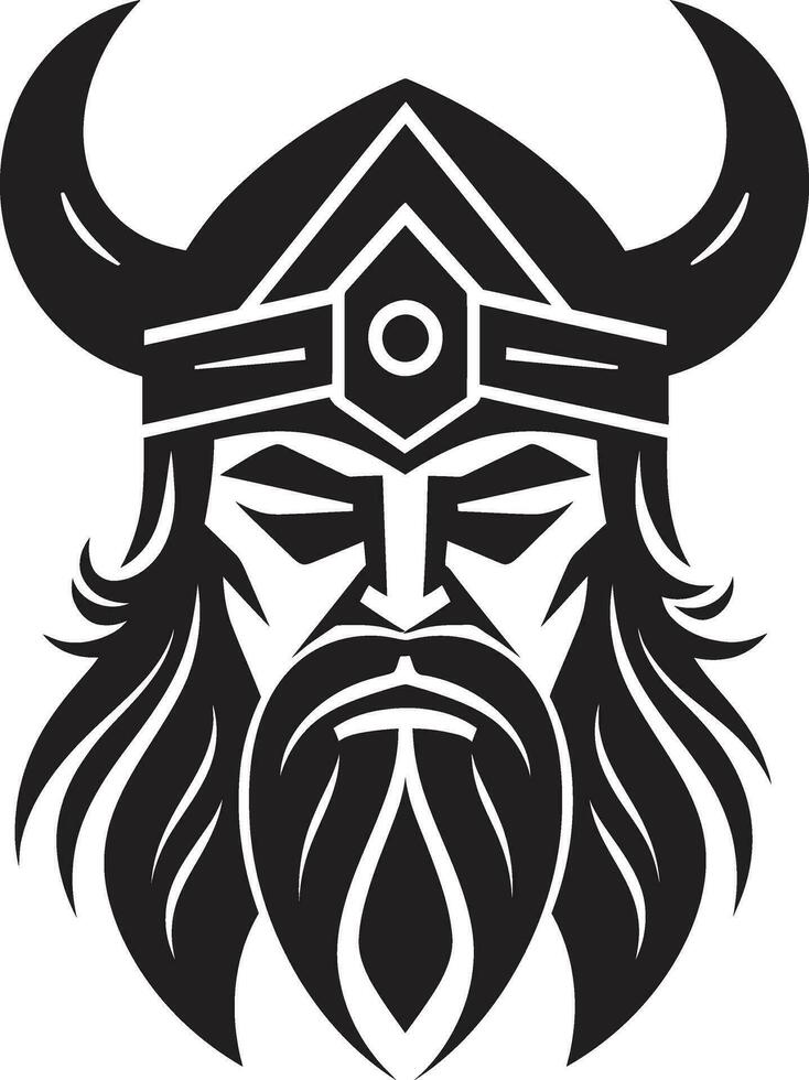 krijgers moed een elegant vector viking voogd schildmaagd erfenis een viking embleem van sterkte