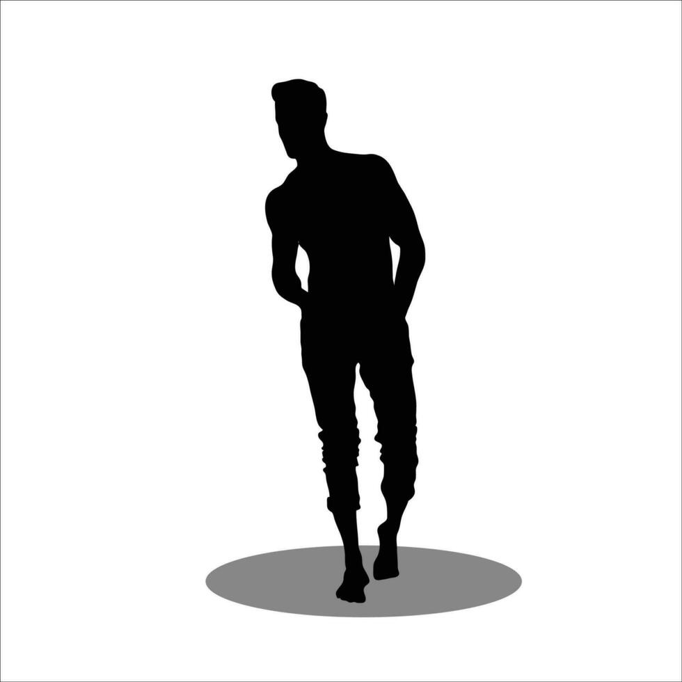 mannen silhouet vector