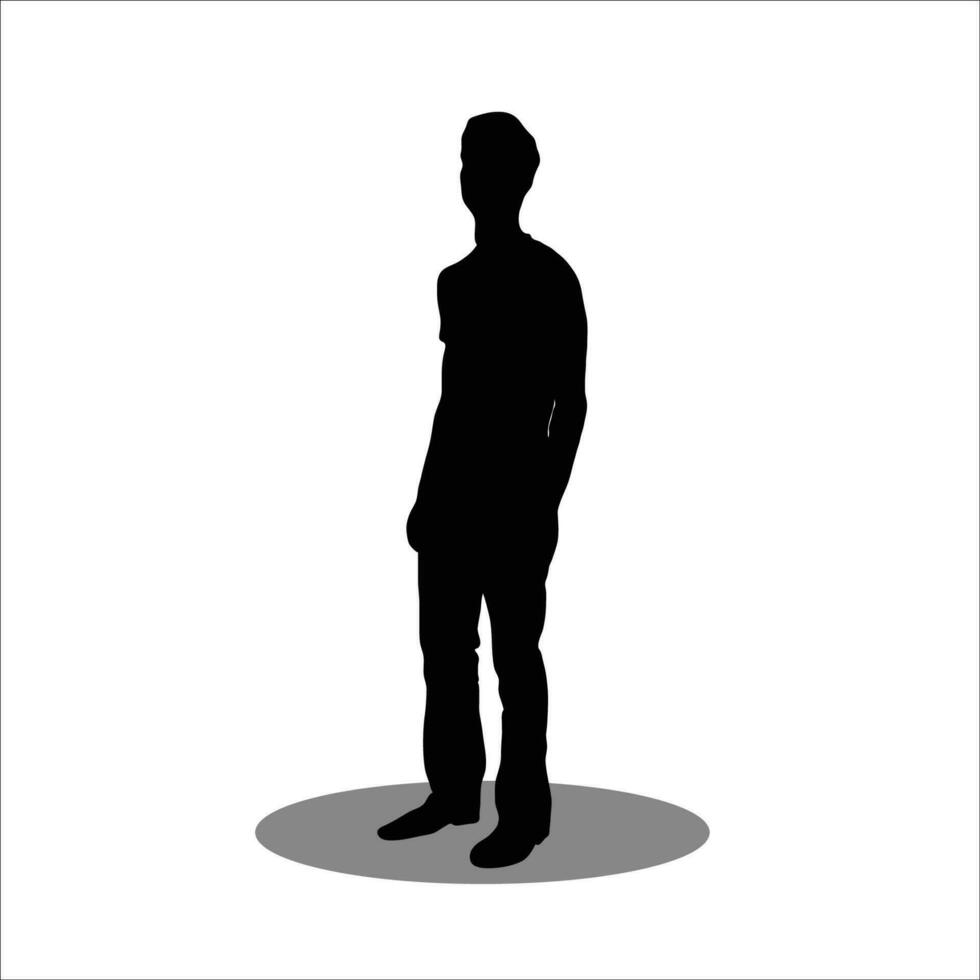 mannen silhouet vector