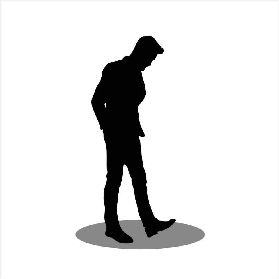 mannen silhouet vector