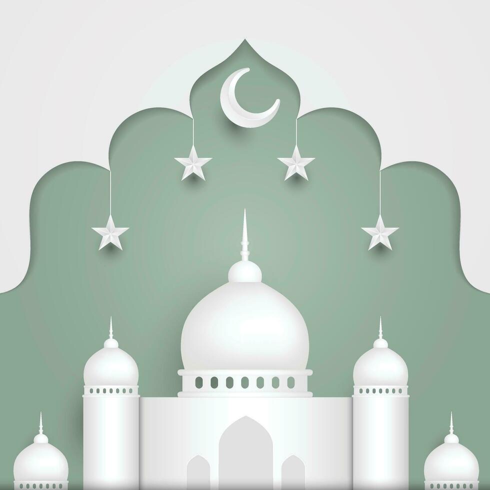 Islamitisch achtergrond ontwerp. groet kaart, banier, poster. vector illustratie.