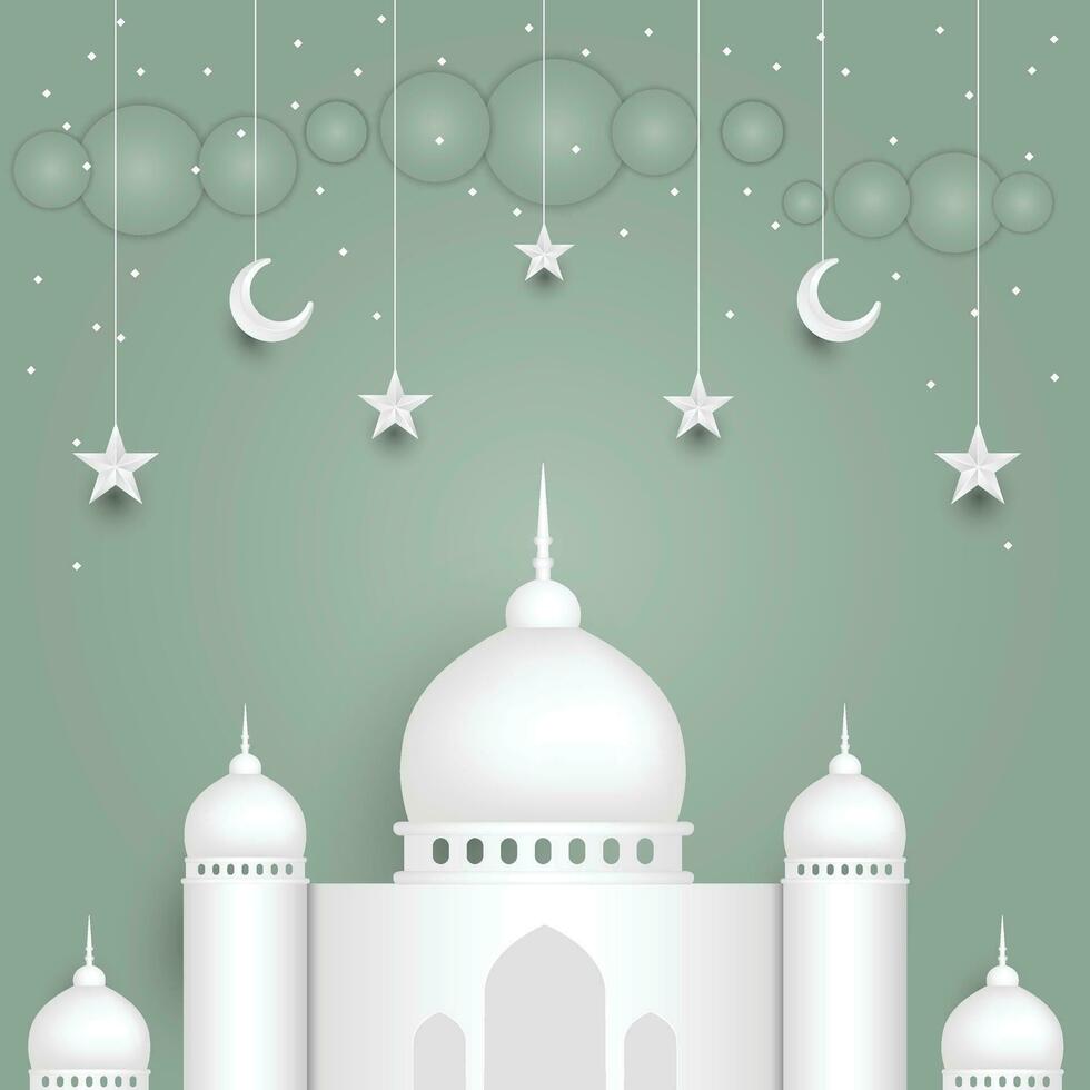 Islamitisch achtergrond ontwerp. groet kaart, banier, poster. vector illustratie.