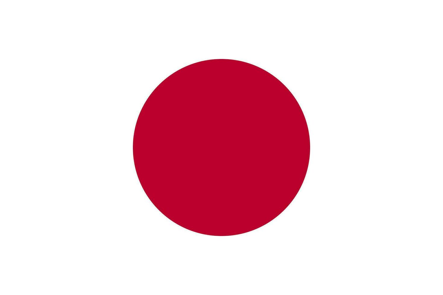 Japan vlag vector. nationaal vlag van Japan. vector