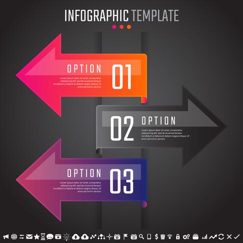 Infographics ontwerpsjabloon vector