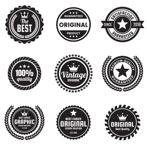 Vintage Retro Vector Logo voor banner