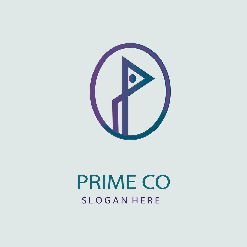 premie kwaliteit p icoon logo. creatief uniek modern p logo voor bedrijf vector illustrator.