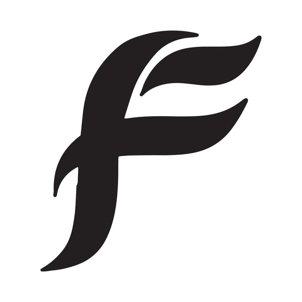 f letterpictogram vector