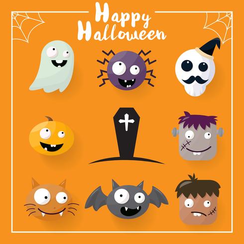 Halloween achtergrond Vector achtergrond