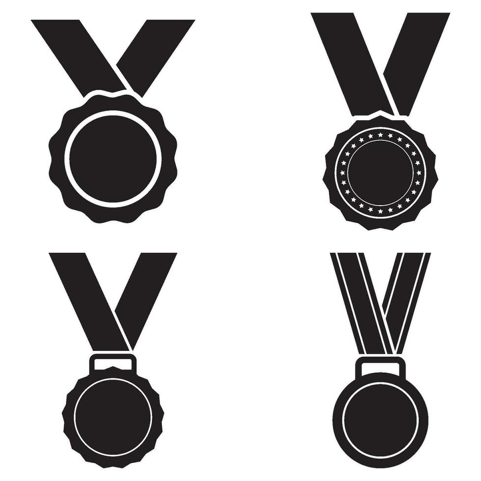 medaille pictogram ontwerp vector