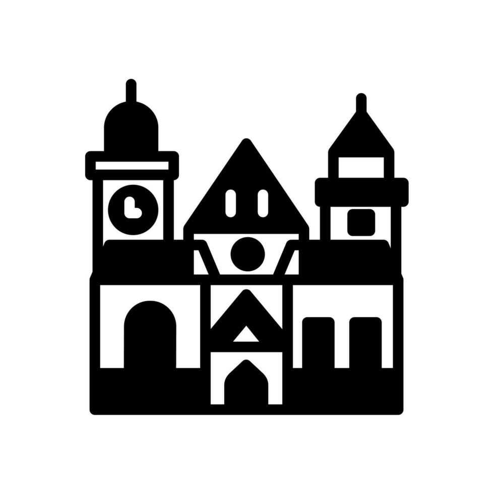 wawel kasteel icoon in vector. illustratie vector