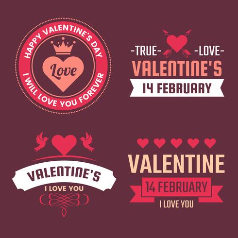 Valentine-sjabloonbanner Vectorachtergrond voor banner vector