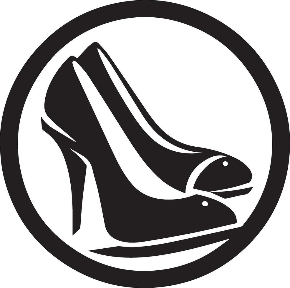 dames schoenen vector silhouet 3